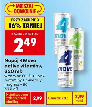 Napój 4Move active vitamins, 330 ml