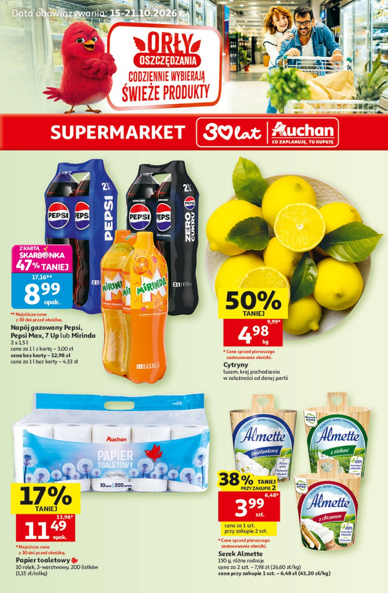 Gazetka Auchan - 15.10.2026. - 21.10.2026.. Strona 1