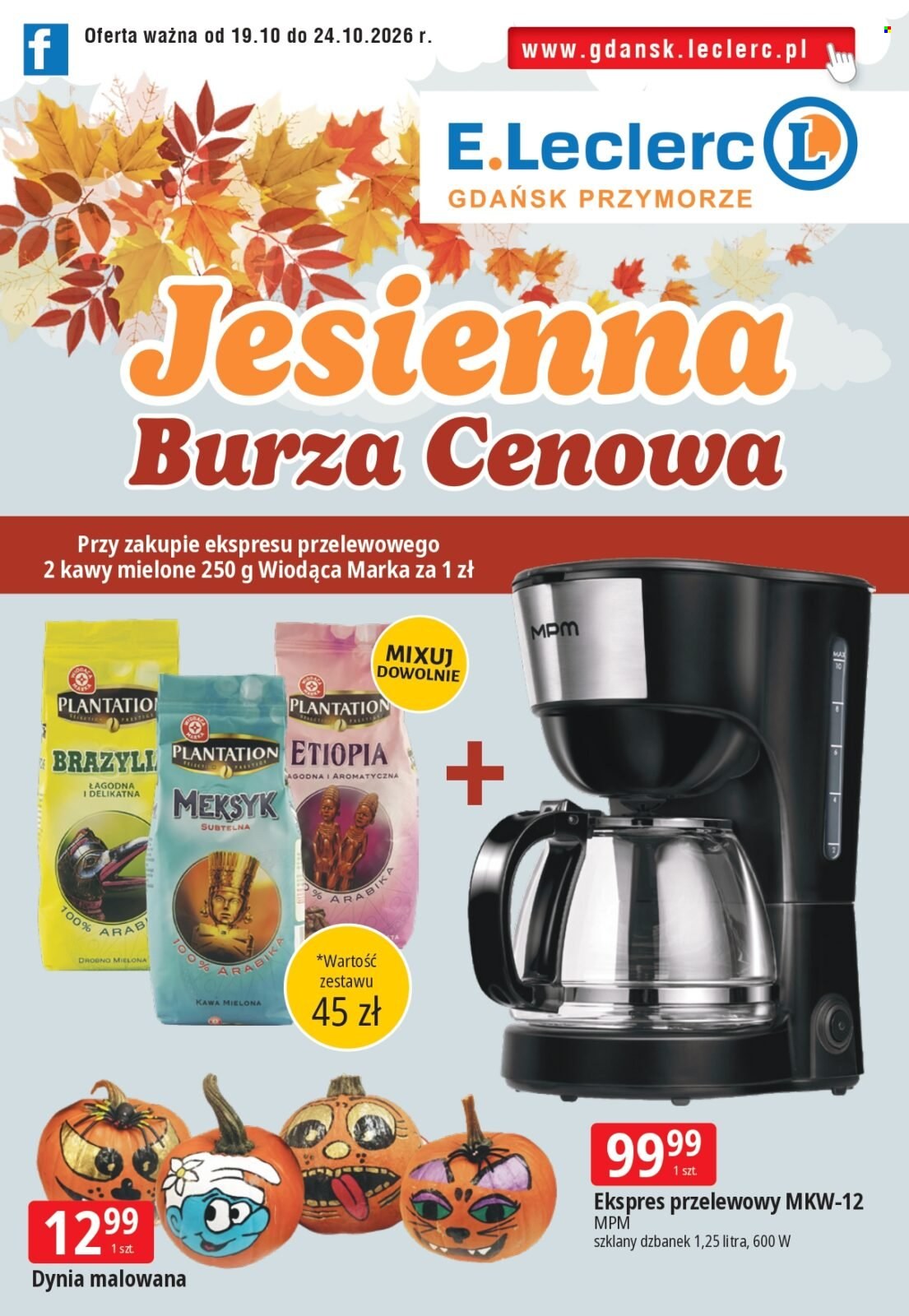 Gazetka E.Leclerc - 19.10.2026. - 24.10.2026.. Strona 1