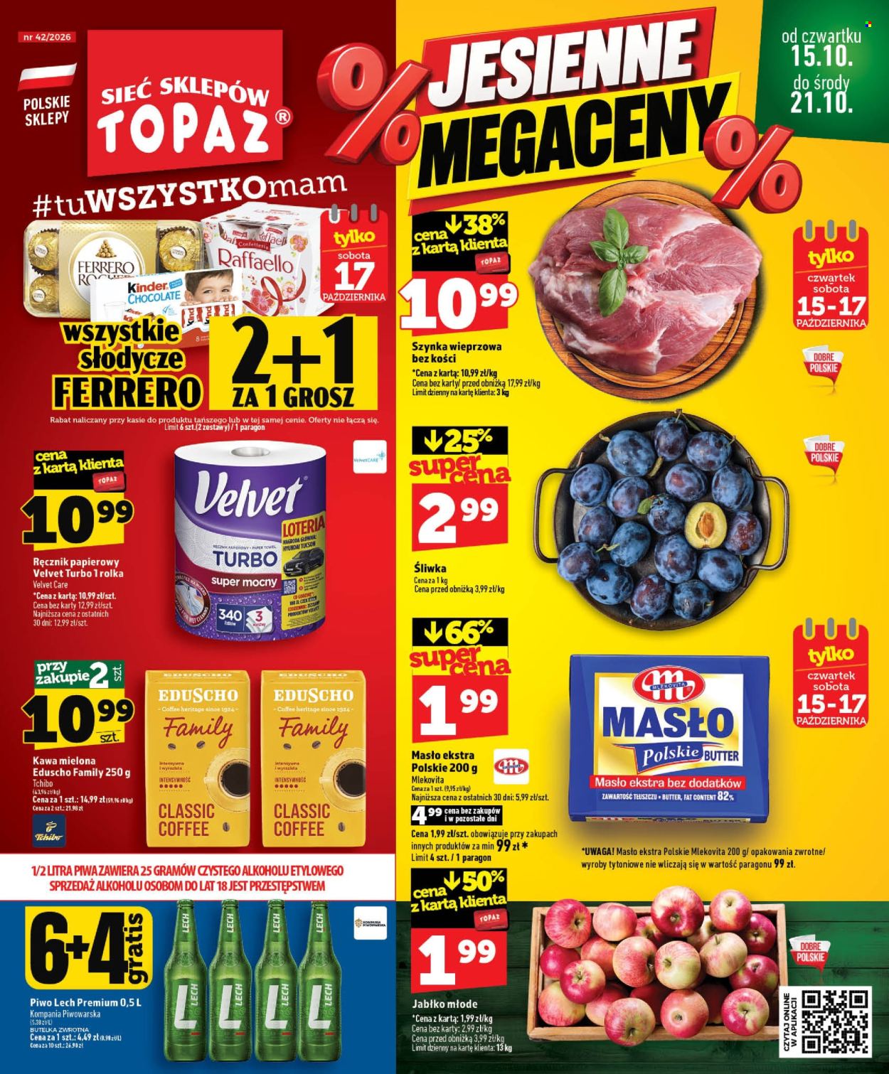 Gazetka Topaz - 15.10.2026. - 21.10.2026.. Strona 1