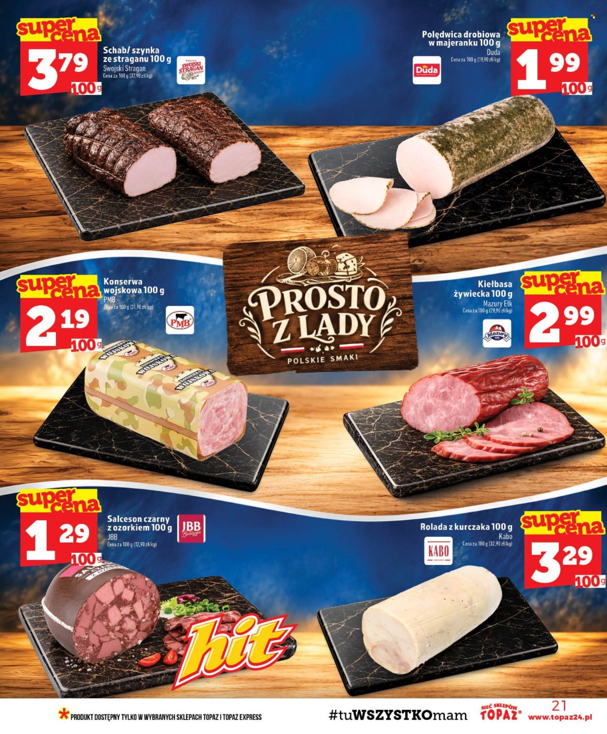 Gazetka Topaz - 15.10.2026. - 21.10.2026.. Strona 21