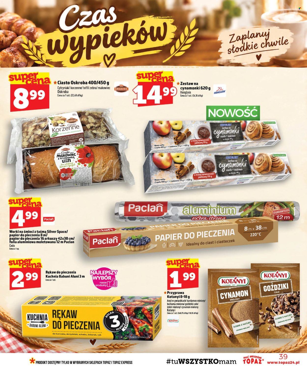 Gazetka Topaz - 15.10.2026. - 21.10.2026.. Strona 39