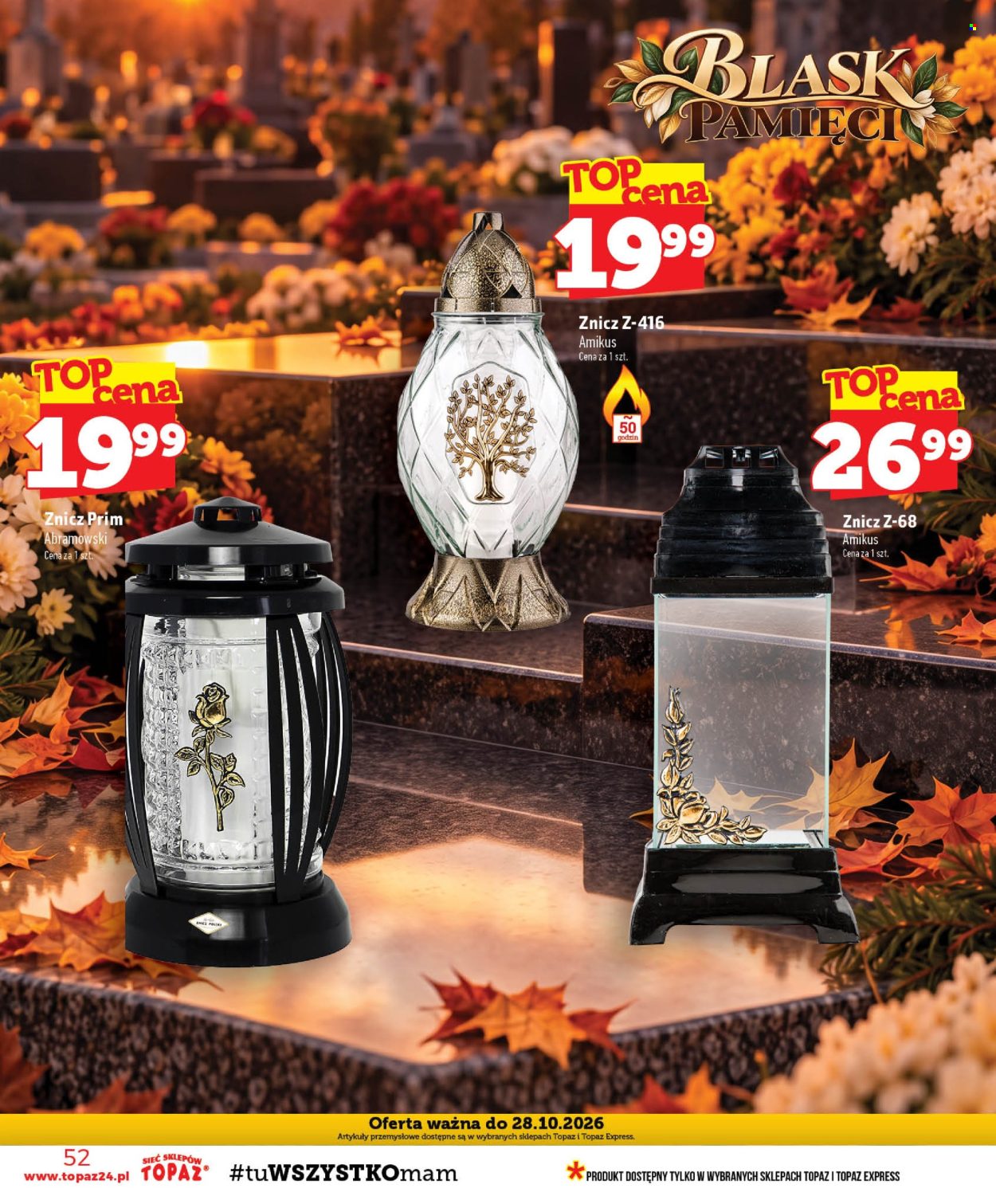 Gazetka Topaz - 15.10.2026. - 21.10.2026.. Strona 52