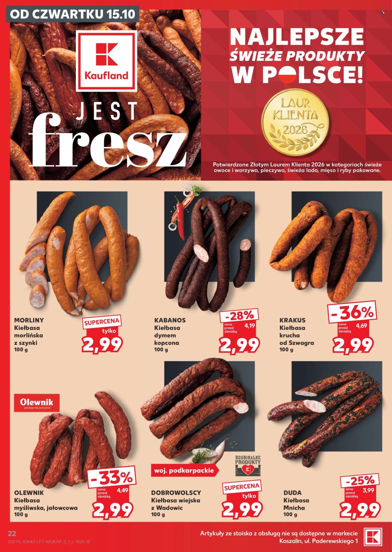 Gazetka Kaufland - 15.10.2026. - 21.10.2026.. Strona 22