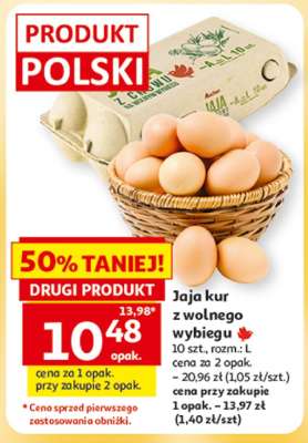 Jaja kur z wolnego wybiegu