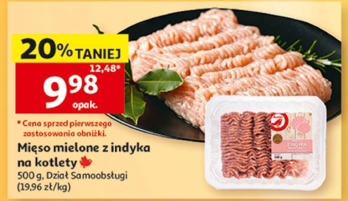 Mięso mielone z indyka na kotlety