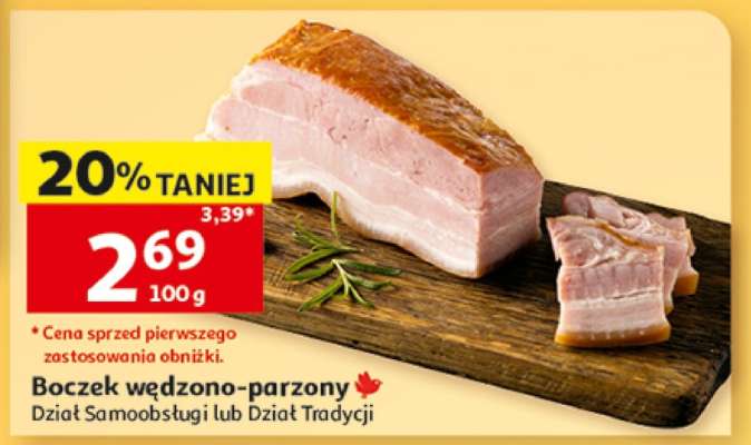 Boczek wędzono-parzony