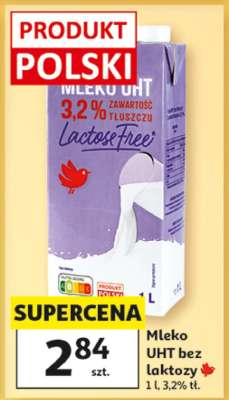 Mleko UHT bez laktozy