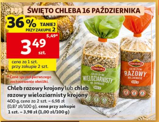 Oskroba Chleb żytni wieloziarnisty na zakwasie