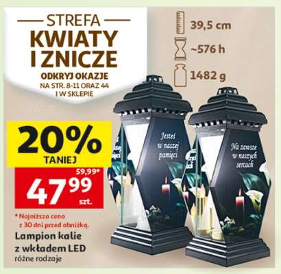 Lampion kalie z wkładem LED