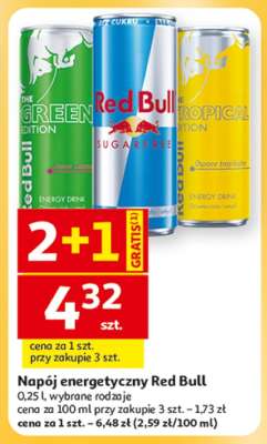 Napój energetyczny RED BULL