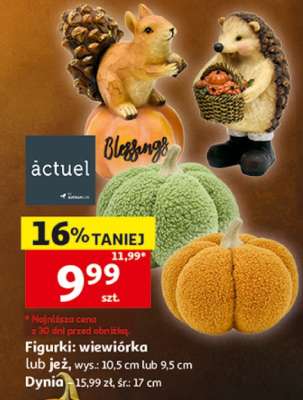 Figurki: wiewiórka lub jeż, Dynia