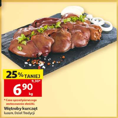 Wątroby kurcząt luzem