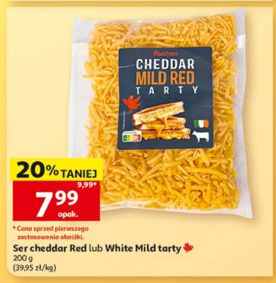Ser cheddar red lub white mild tarty