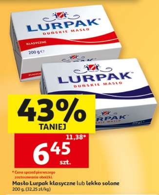 Masło Lurpak klasyczne lub lekko solone