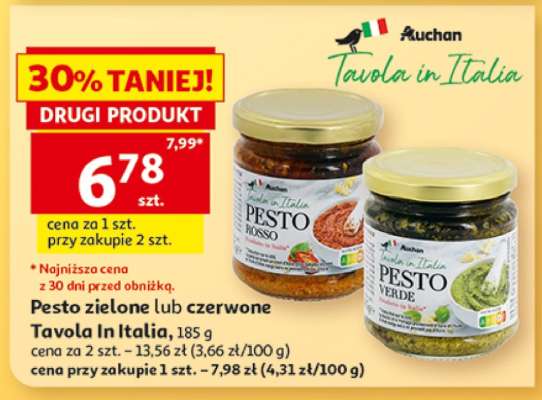 Pesto zielone lub czerwone
