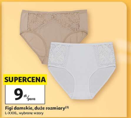 Figi damskie, duże rozmiary
