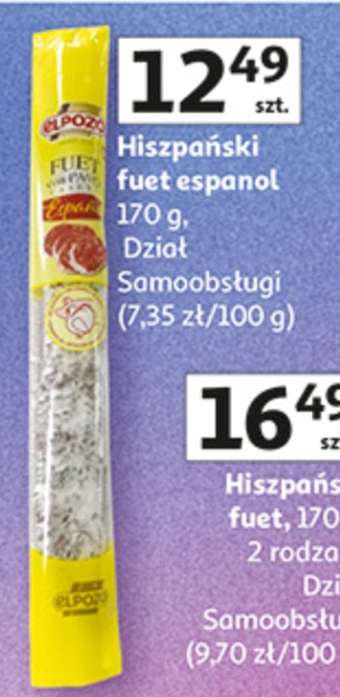 Hiszpański fuet espanol