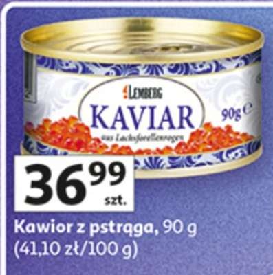Kawior z pstrąga
