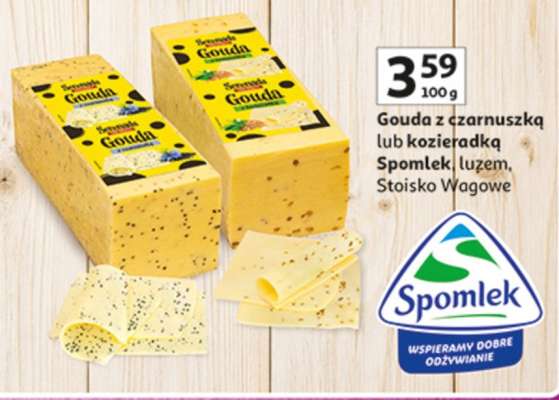 Gouda z czarnuszką lub kozieradką