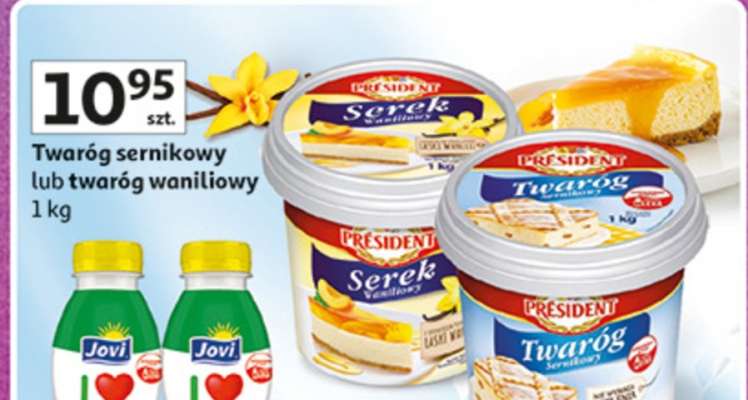 Twaróg sernikowy lub twaróg waniliowy