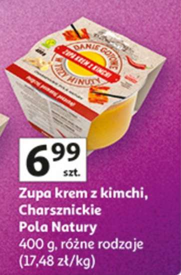 Zupa krem z kimchi, Charsznickie Pola Natury