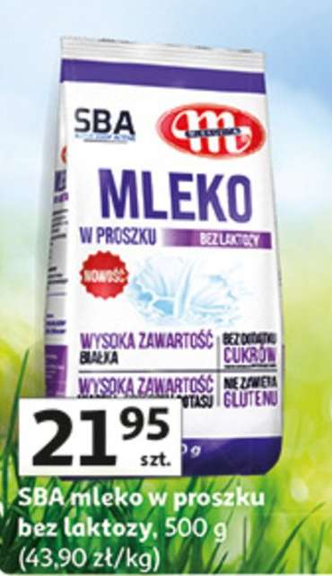 SBA mleko w proszku bez laktozy