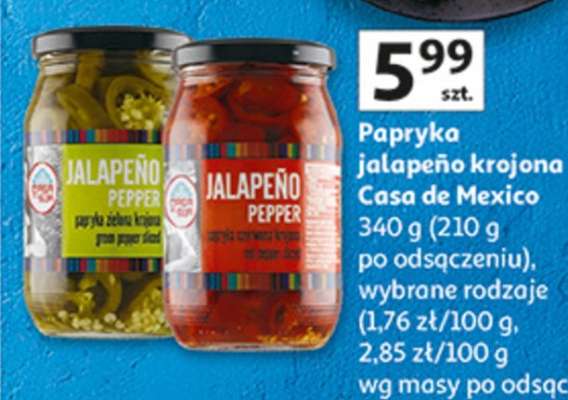 Papryka jalapeño krojona Casa de Mexico