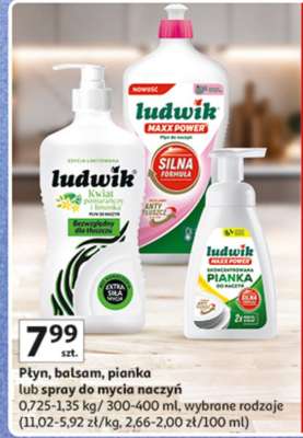 Płyn, balsam, pianka lub spray do mycia naczyń