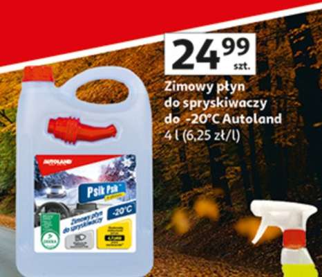Zimowy płyn do spryskiwaczy do -20°C Autoland