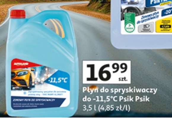 Płyn do spryskiwaczy do -11,5°C Psik Psik
