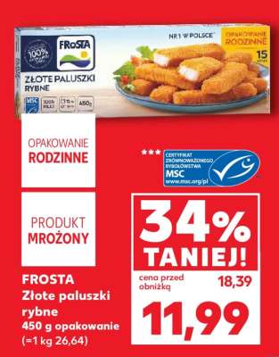 FROSTA Złote paluszki rybne