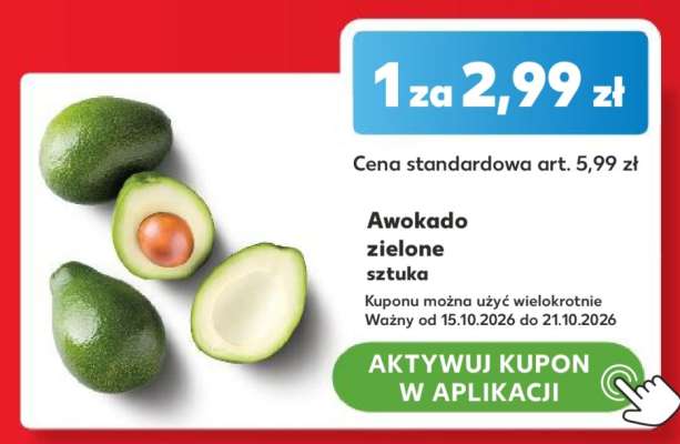 Awokado zielone sztuka