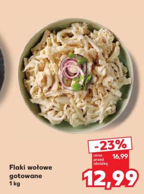Flaki wołowe gotowane
