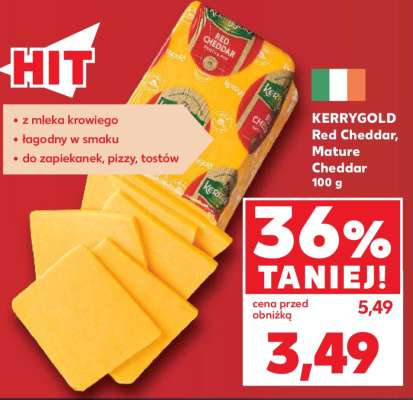 KERRYGOLD Red Cheddar, Mature Cheddar 100 g