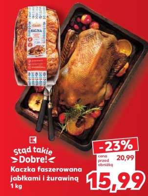 Kaczka faszerowana jabłkami i żurawiną 1 kg