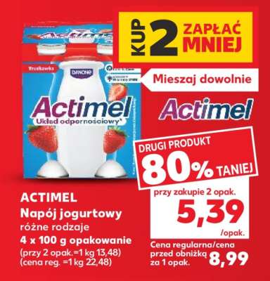 ACTIMEL Napój jogurtowy różne rodzaje