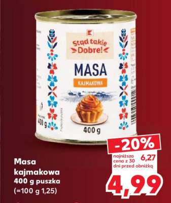 Masa kajmakowa 400 g puszka