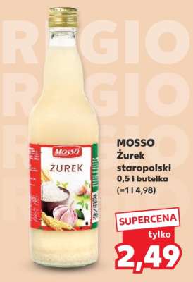 MOSSO Żurek staropolski 0,5 l butelka