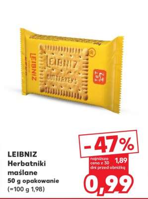 Leibniz herbatniki maślane