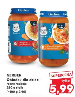 GERBER Obiadek dla dzieci