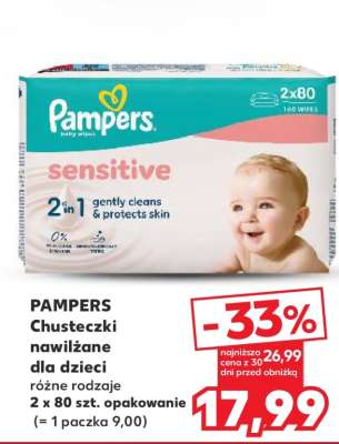 PAMPERS Chusteczki nawilżane dla dzieci