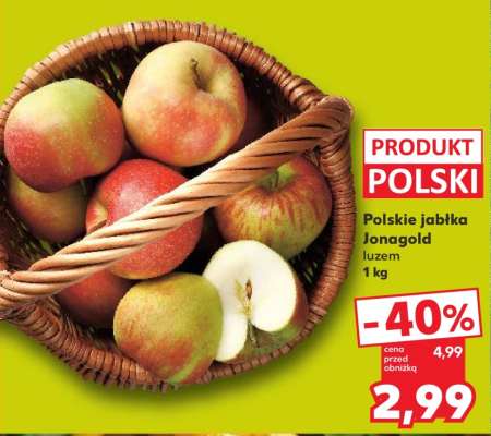 Polskie jabłka Jonagold luzem 1 kg