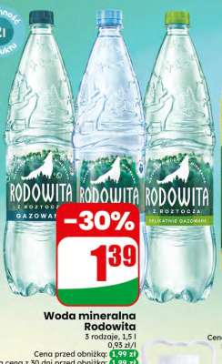 Woda mineralna RODOWITA