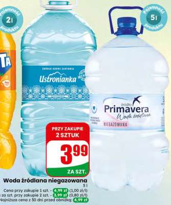 Woda źródlana niegazowana