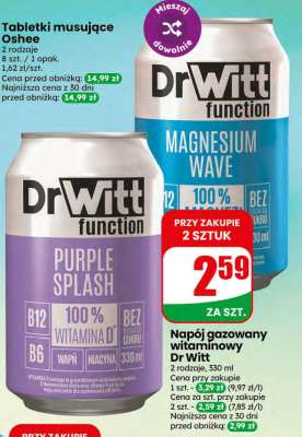 Napój gazowany witaminowy Dr Witt