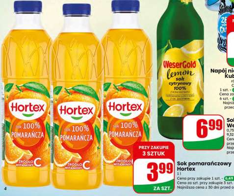 Sok pomarańczowy HORTEX
