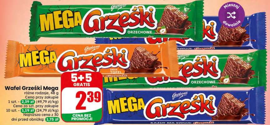 Wafel Grześki Mega