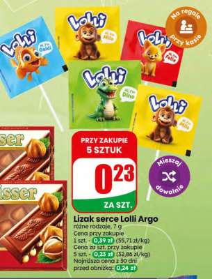 Lizak serce Lolli Argo