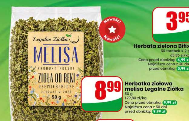 Herbatka ziołowa melisa Legalne Ziółka